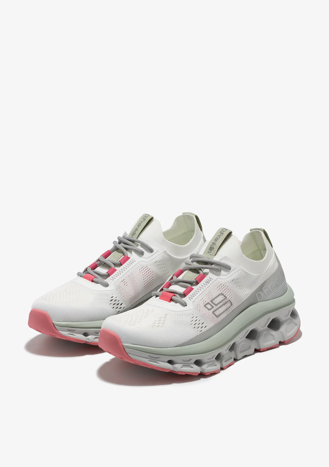Aero Sneakers Mesh White / Fuchsia - Image 2