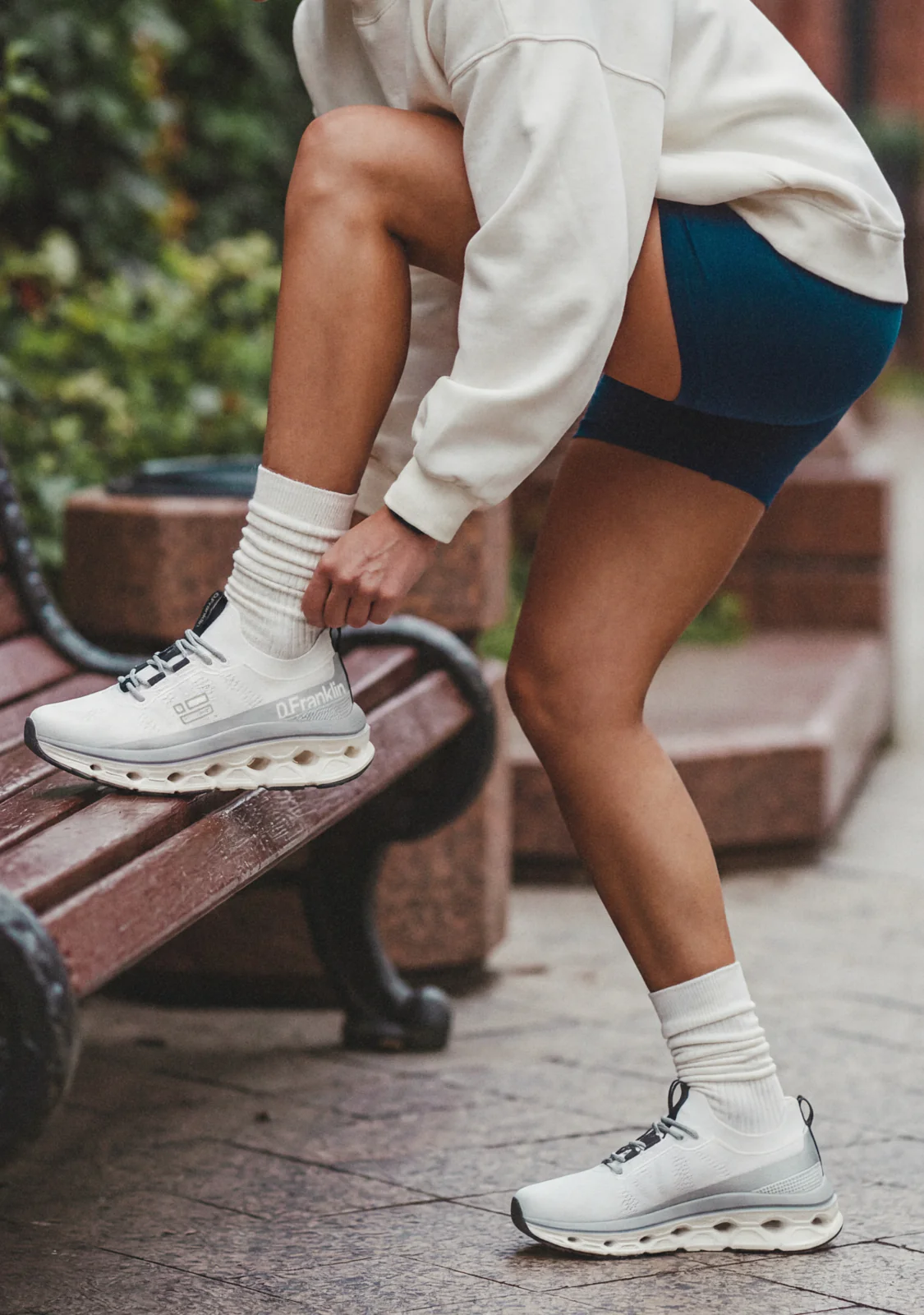 Aero Sneakers Mesh White / Silver - Image 5