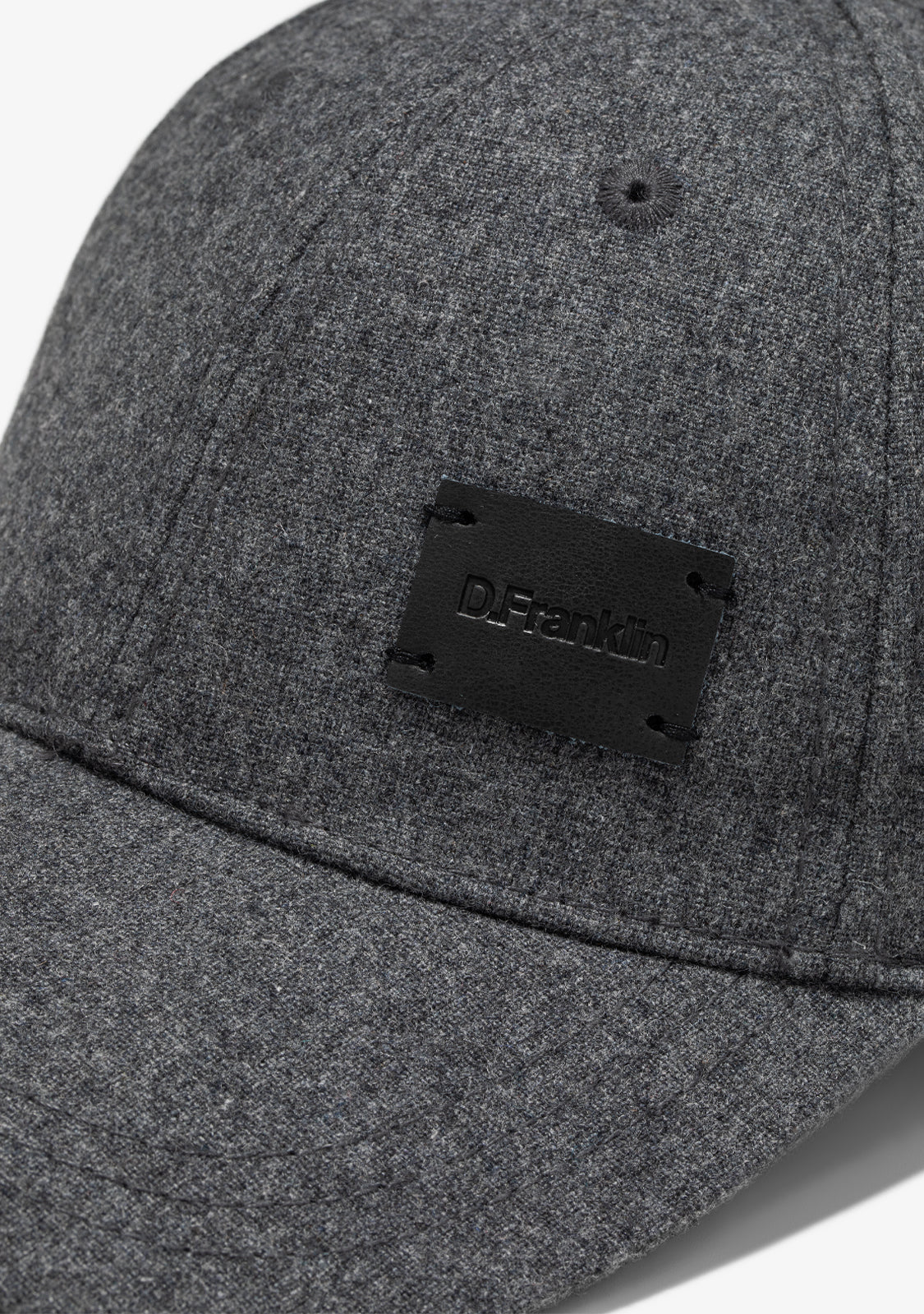 Basic Wool Cap Dark Grey - Image 3