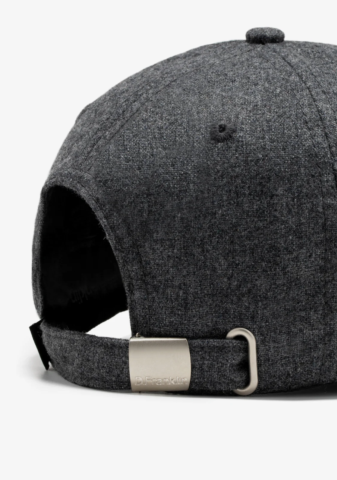 Basic Wool Cap Dark Grey - Image 4