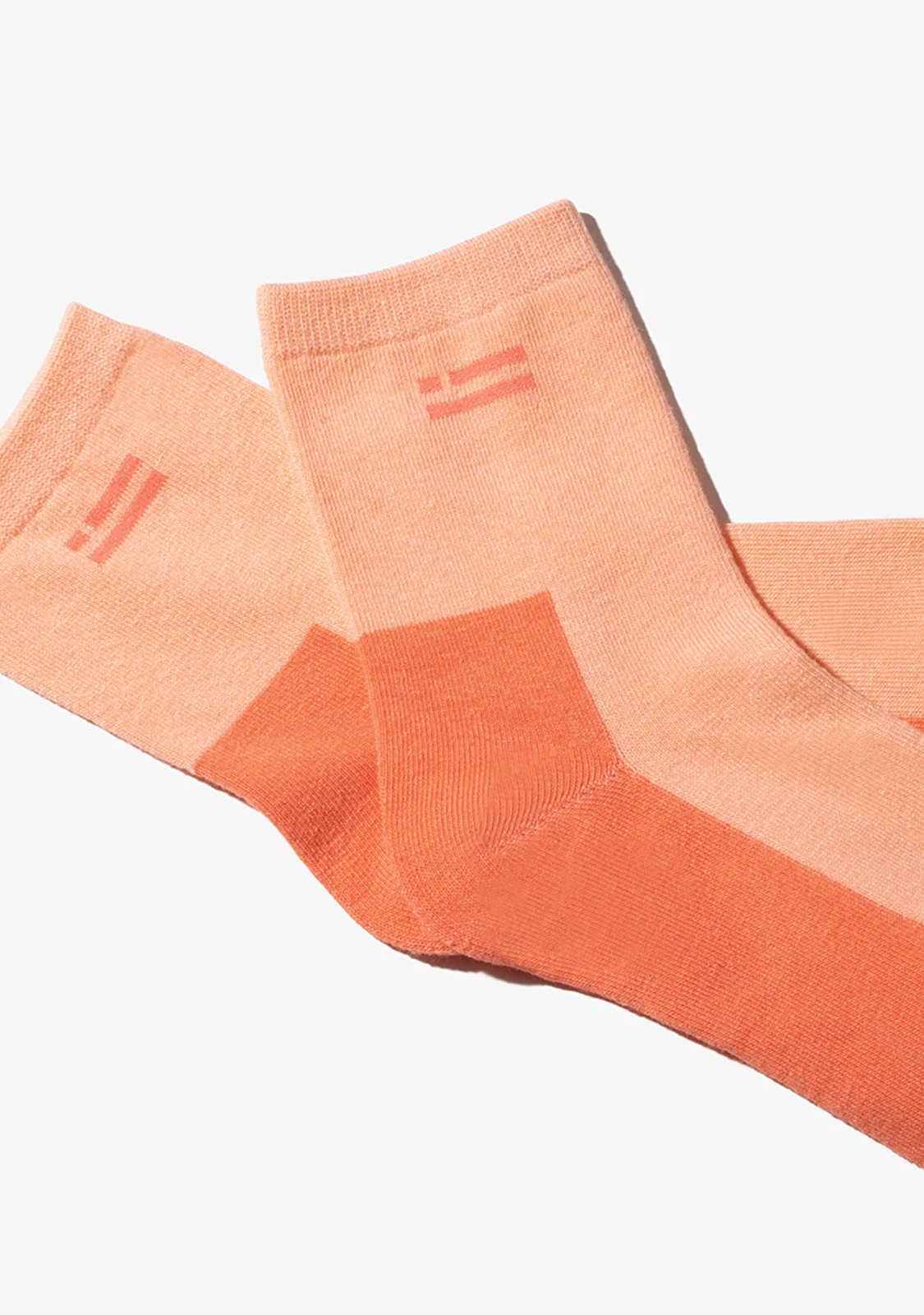 Color Block Socks 2 Pack Sand-Peach - Image 2