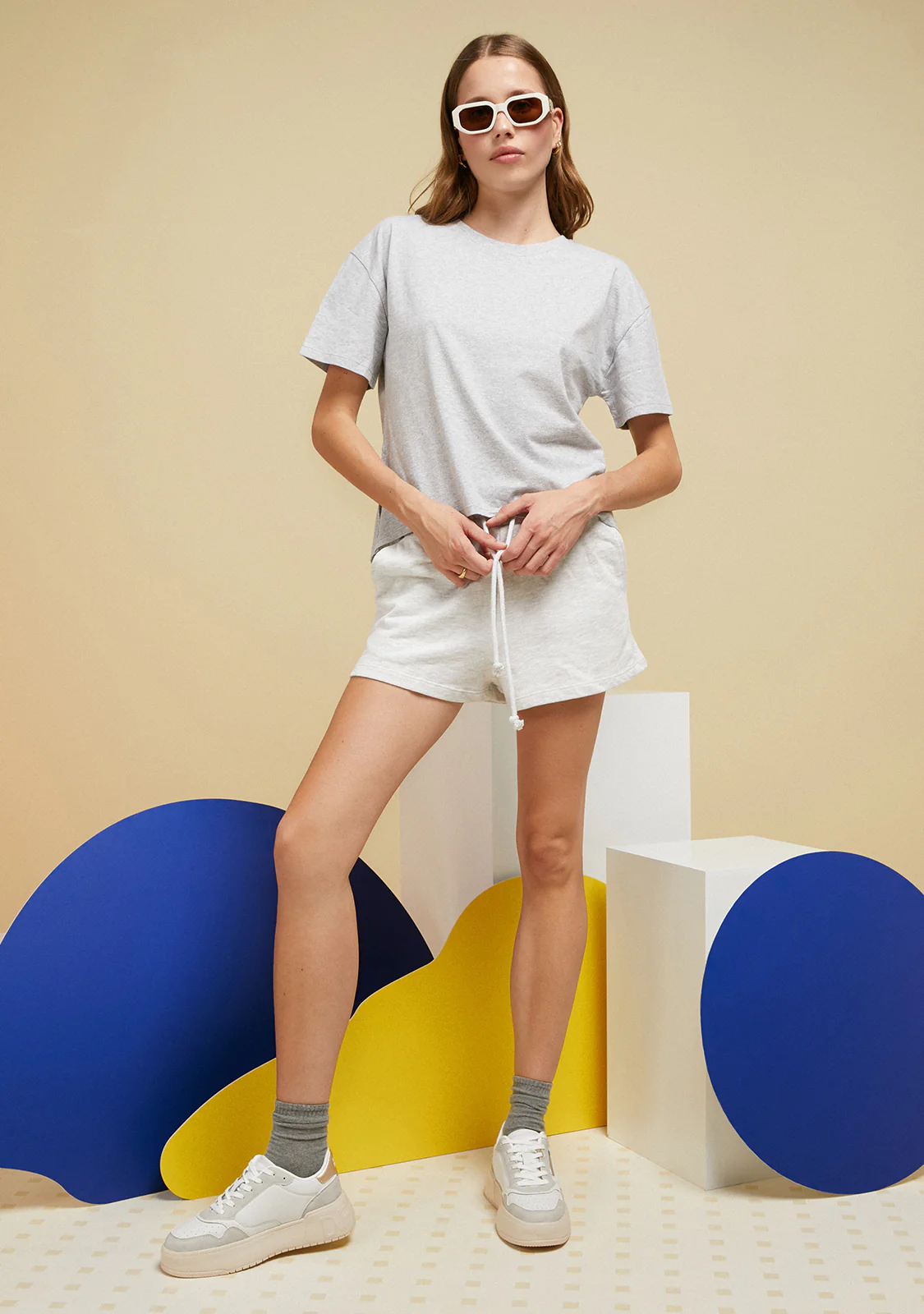 Court Basic White / Gold - Image 5