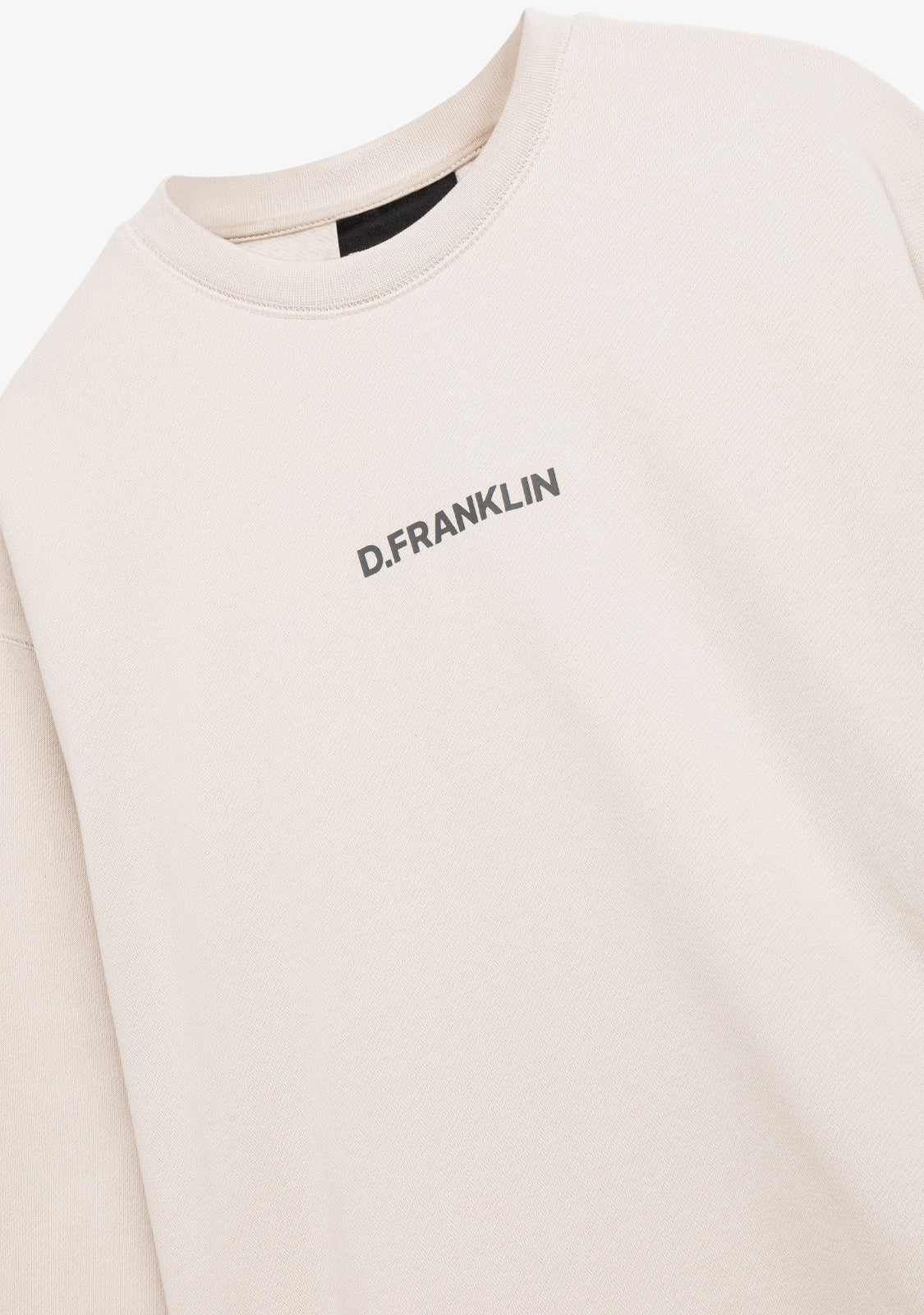 Crewneck Binary Oversize Sweatshirt Grey - Image 3