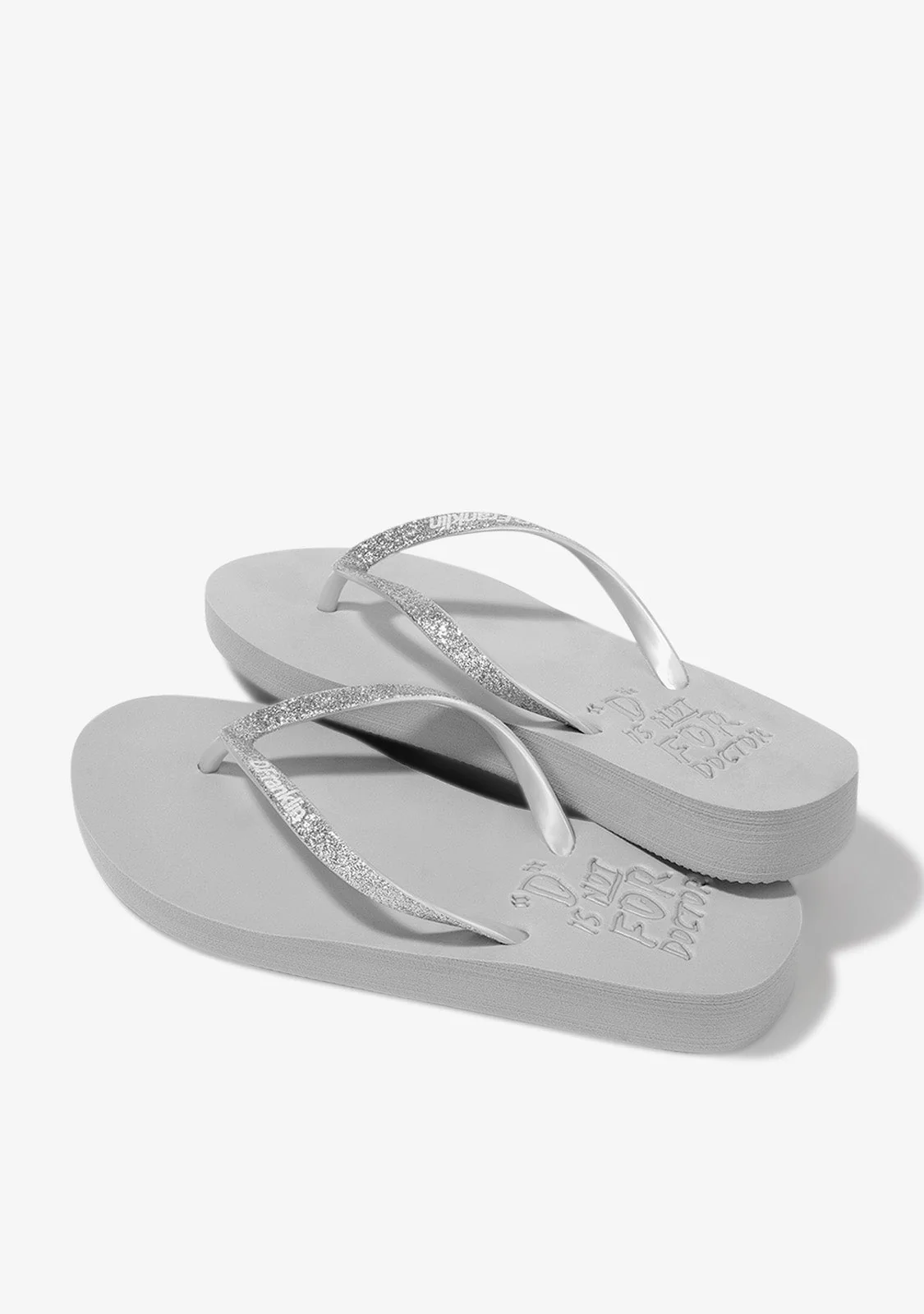 Flip Flop Glitter Silver - Image 2