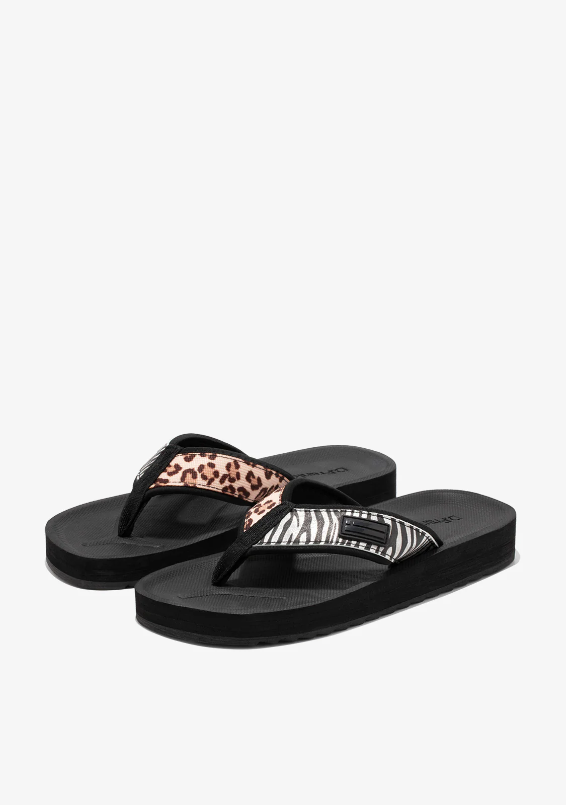 Forest Neo Slides Animal Print Black - Image 2