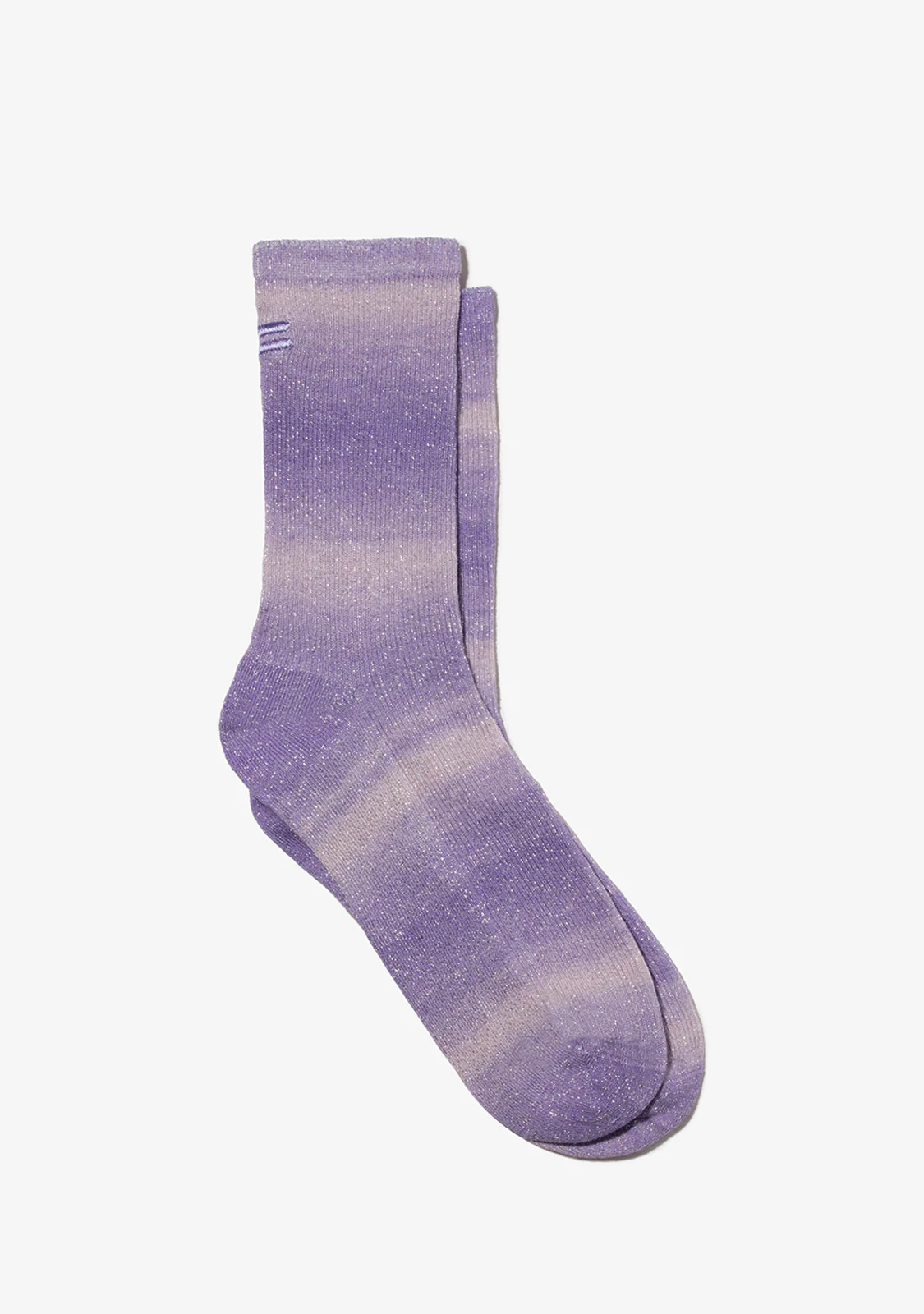 Glitter Socks Gradient Purple