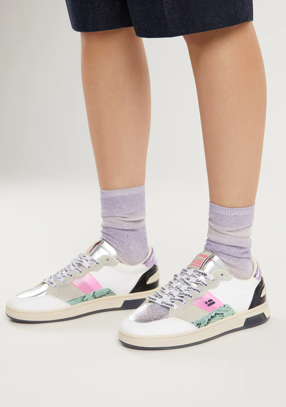 Match Skate Sneakers Purple - Image 5