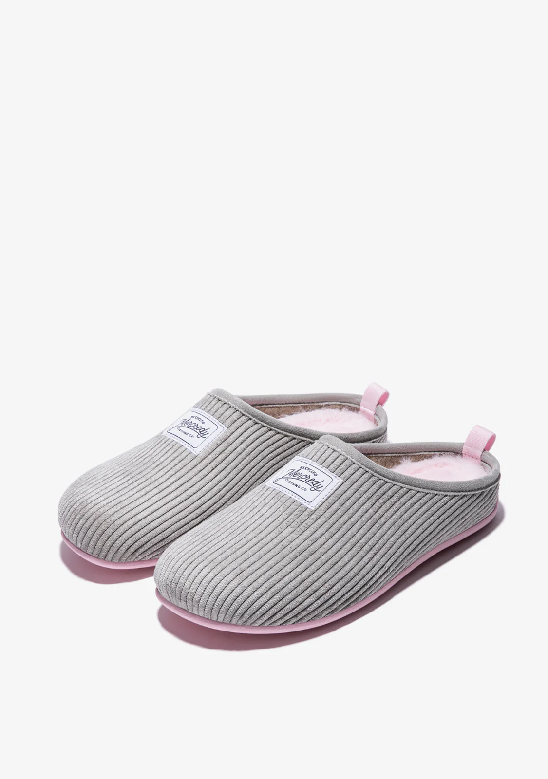 Mercredy Slipper Cord Grey - Image 2