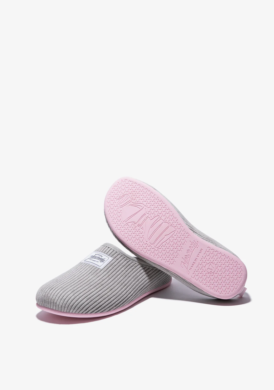 Mercredy Slipper Cord Grey - Image 3