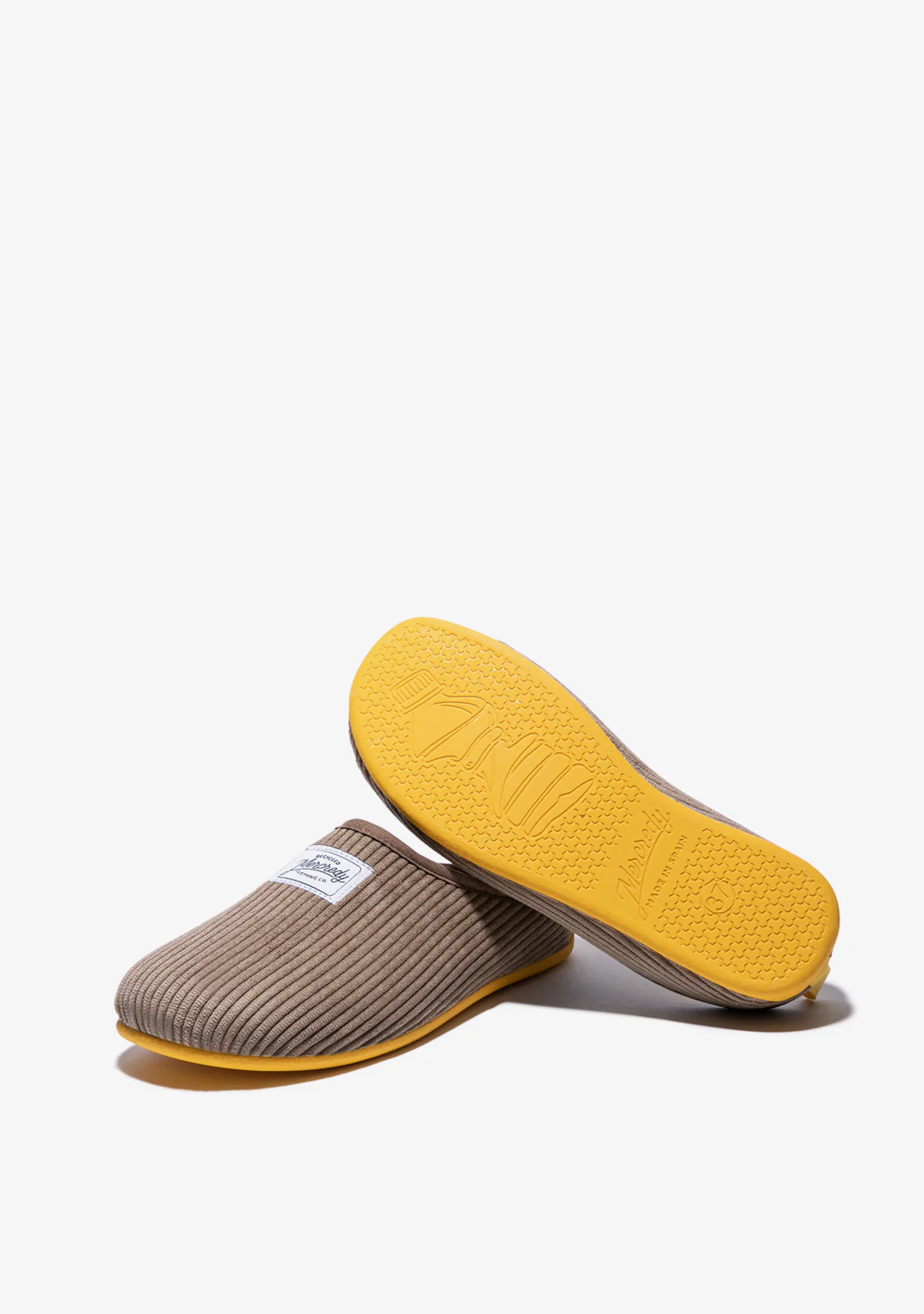 Mercredy Slipper Cord Taupe - Image 3