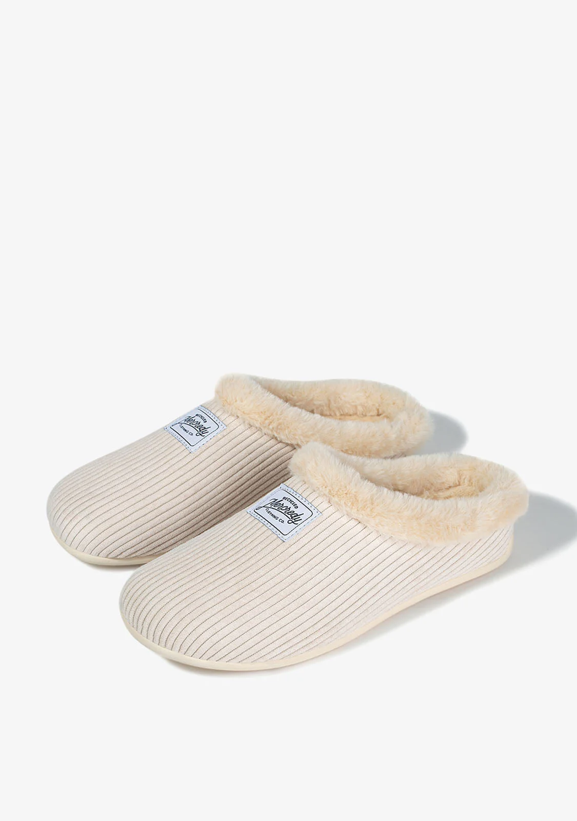 Mercredy Slipper Cord White - Image 2