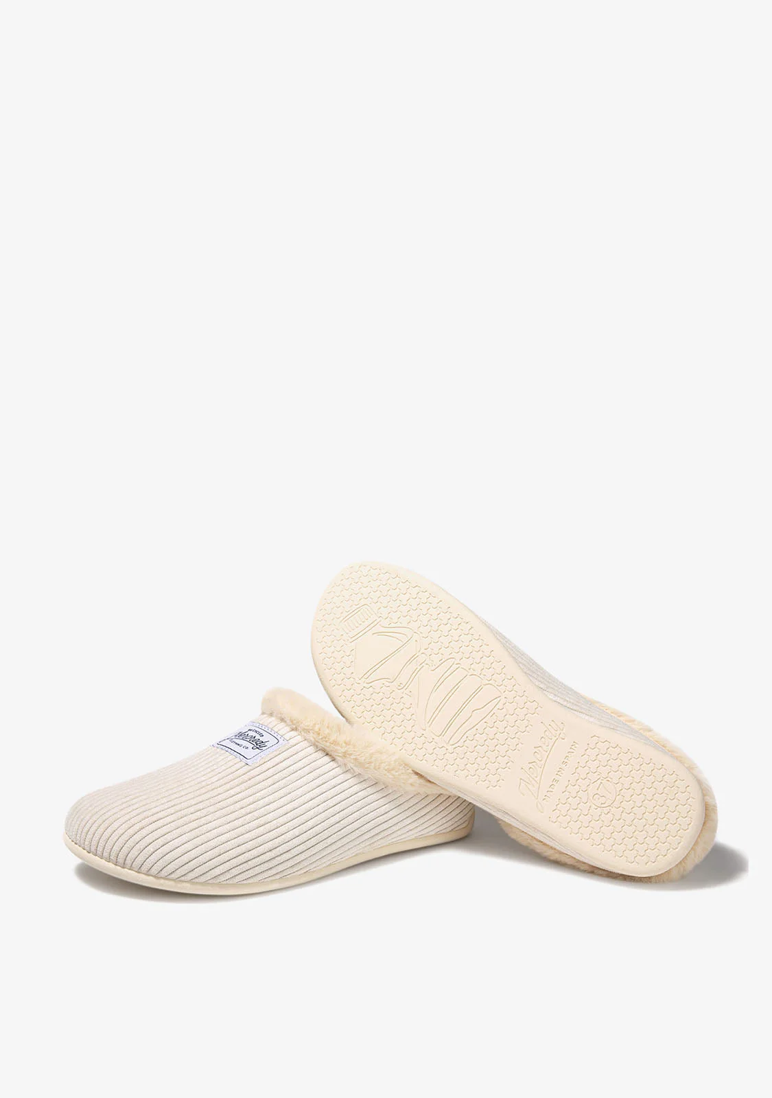Mercredy Slipper Cord White - Image 3