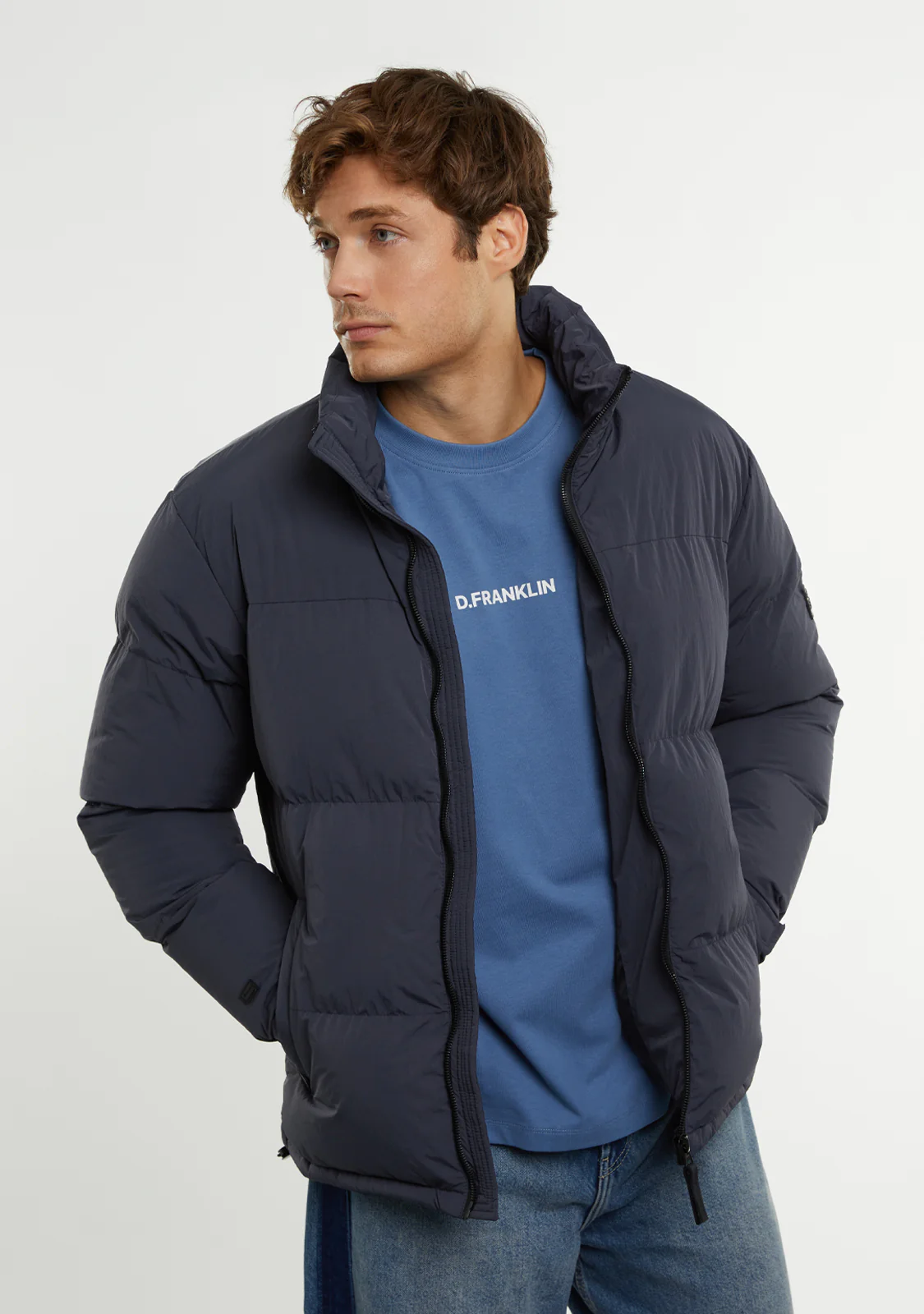 Puffer Jacket Navy - Image 11