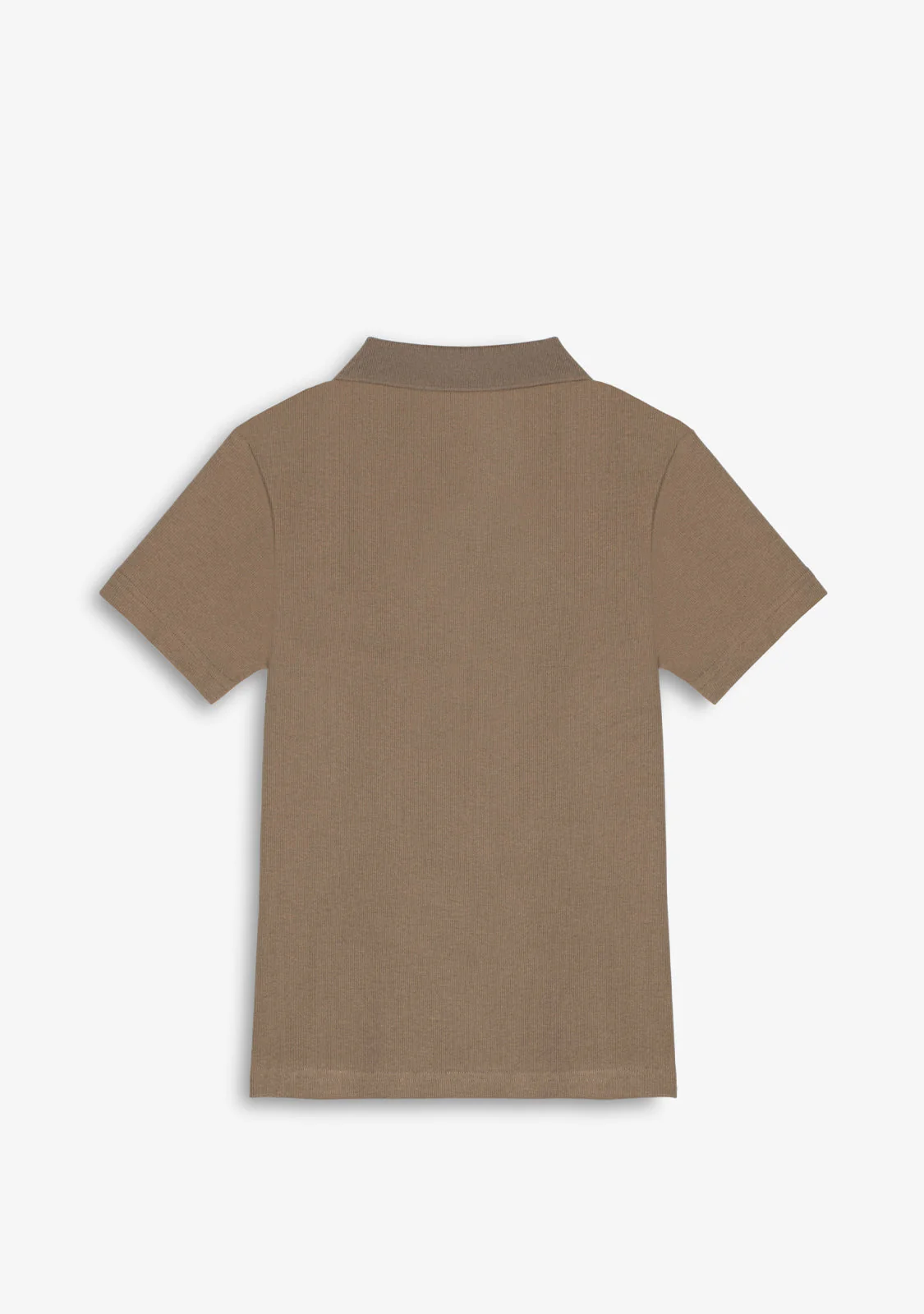 Rib Polo Top Sand - Image 3