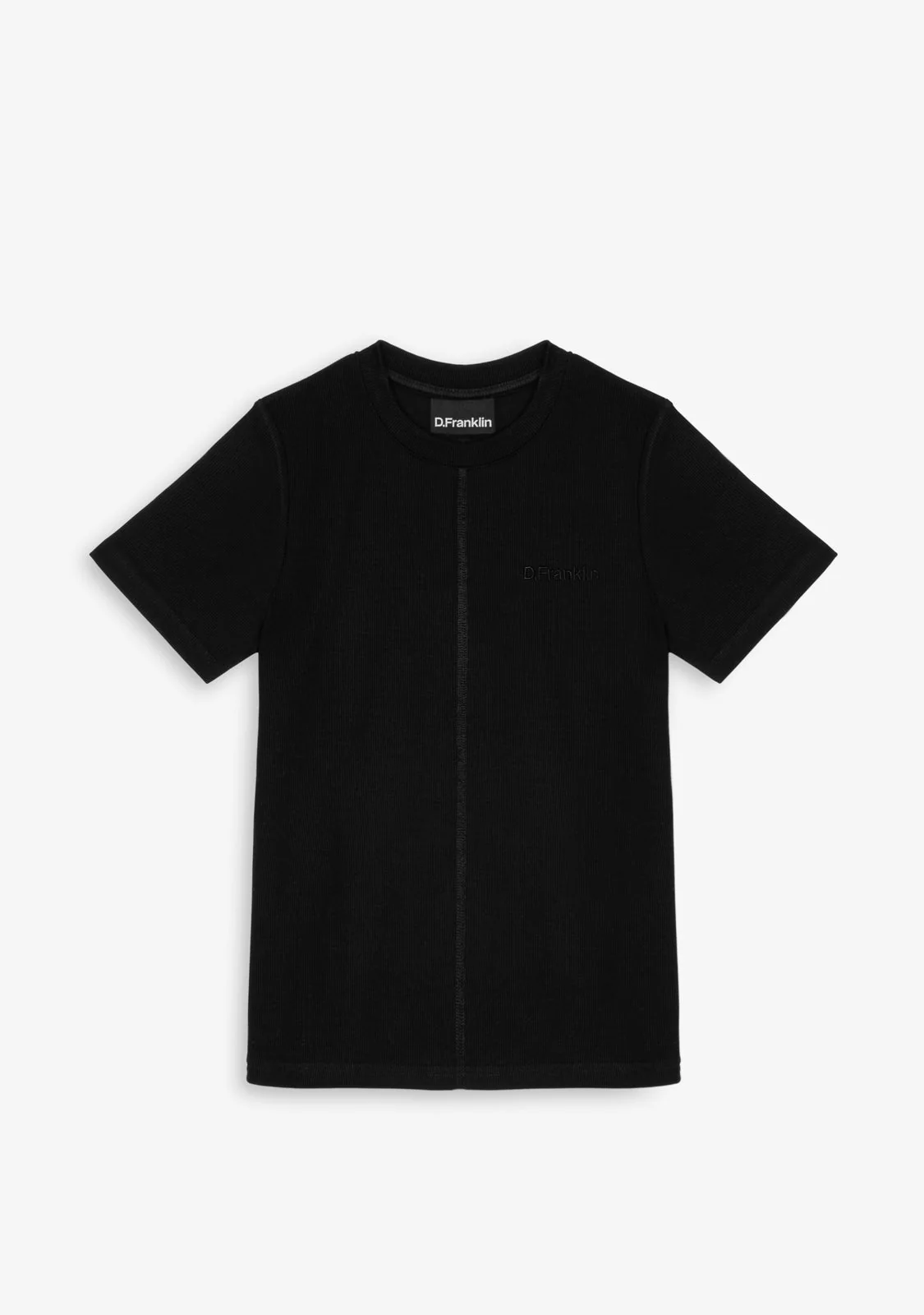Rib T-Shirt Black