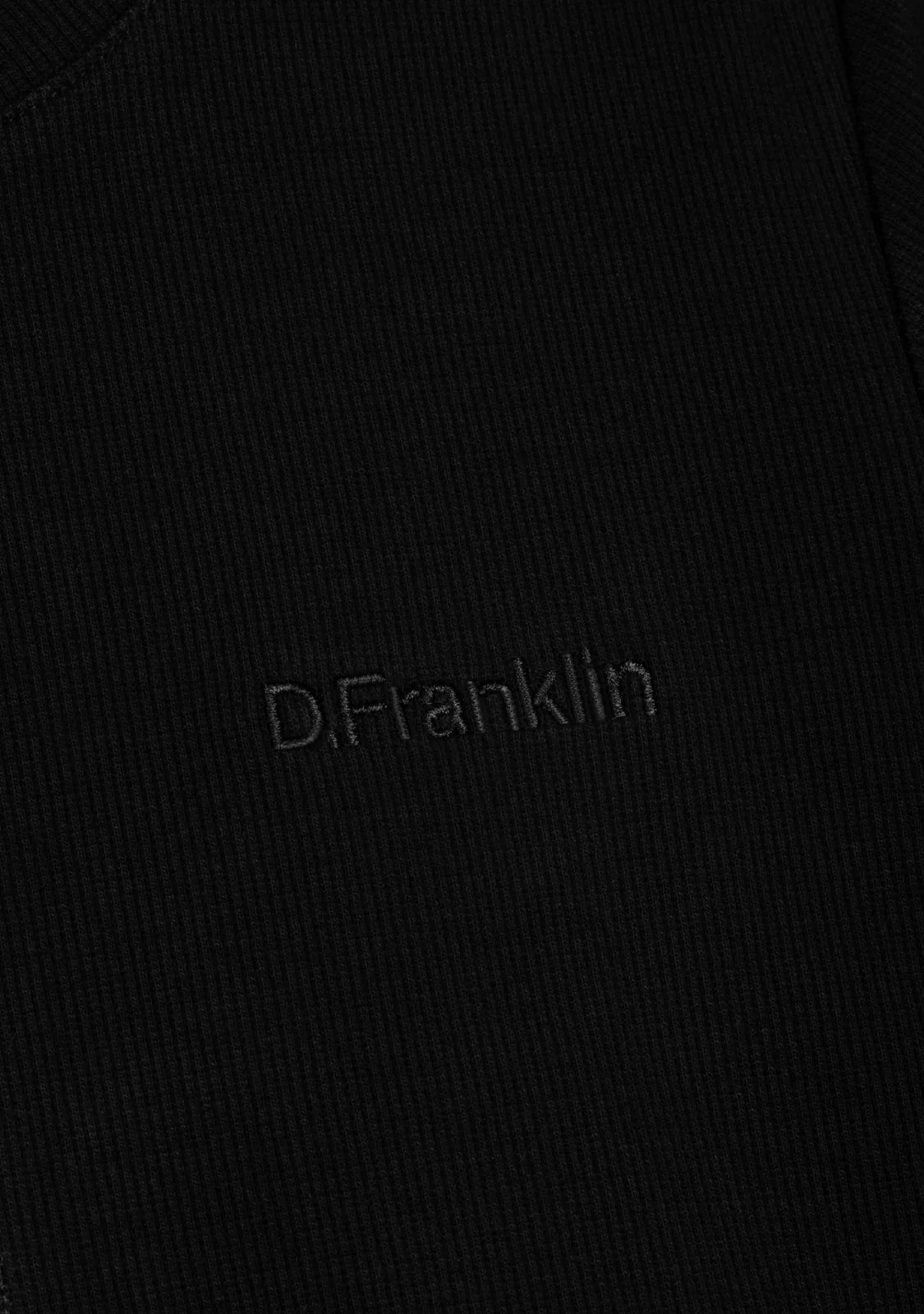 Rib T-Shirt Black - Image 2