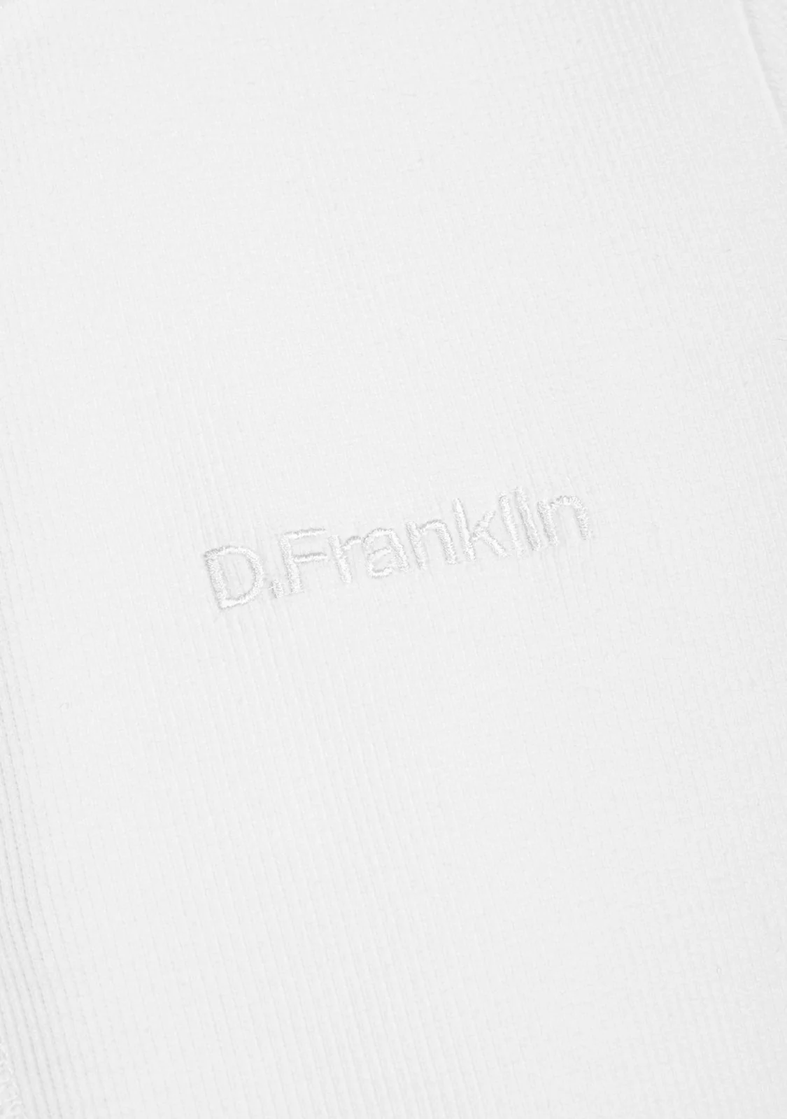 Rib T-Shirt White - Image 2