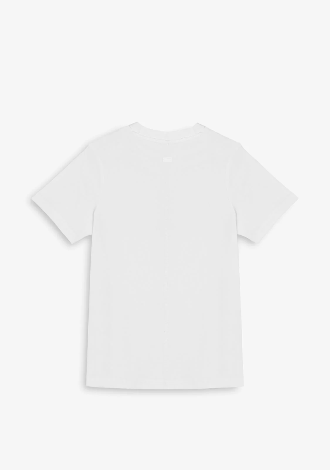 Rib T-Shirt White - Image 3