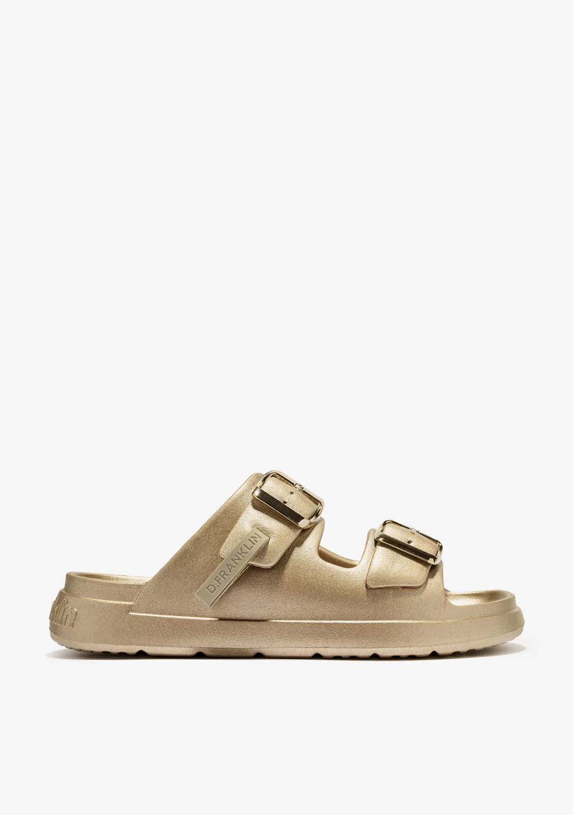 Vibe Foam 2 Buckles Met Light Gold