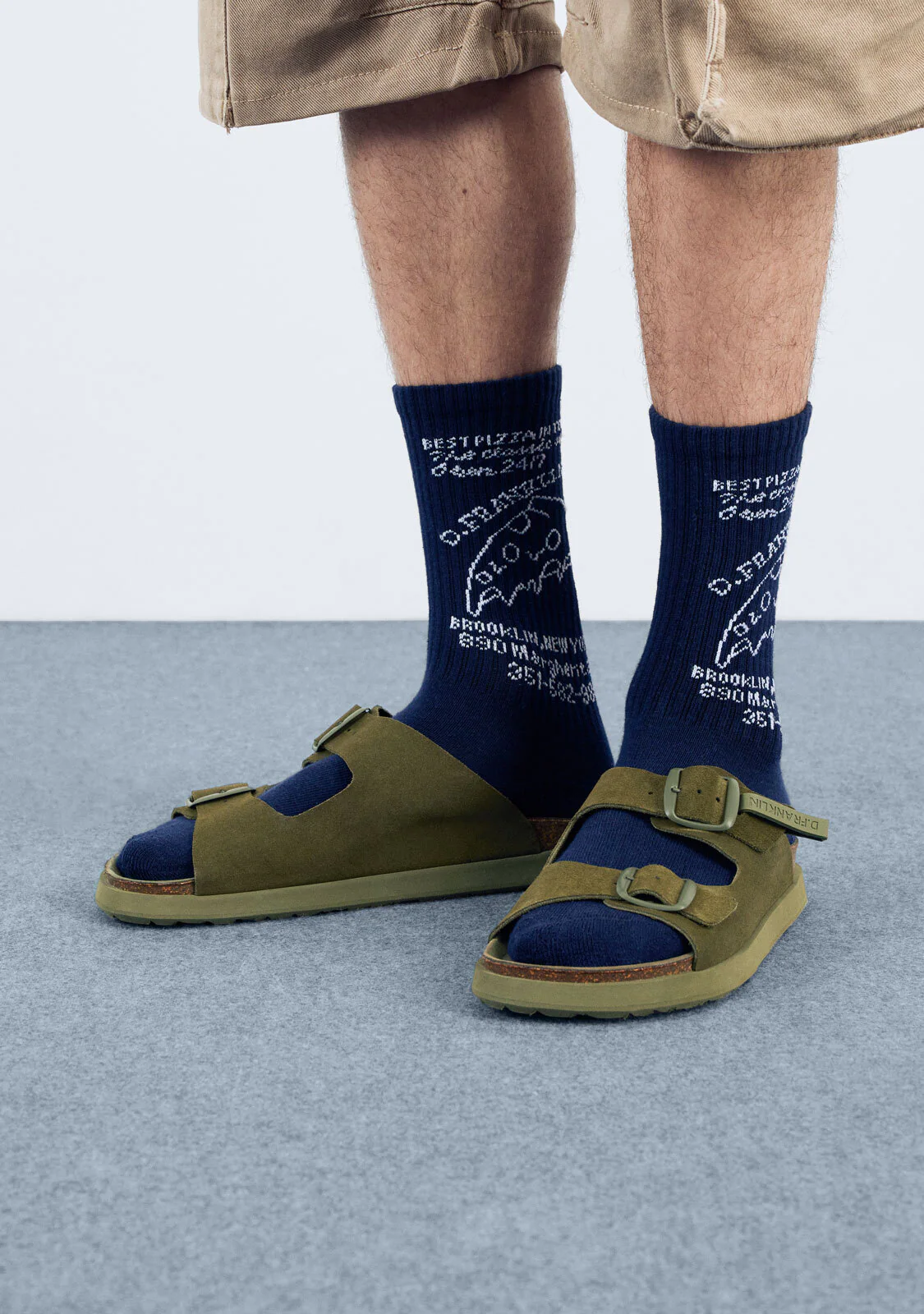 Vibe Sandals Buckle Dark Khaki - Image 6