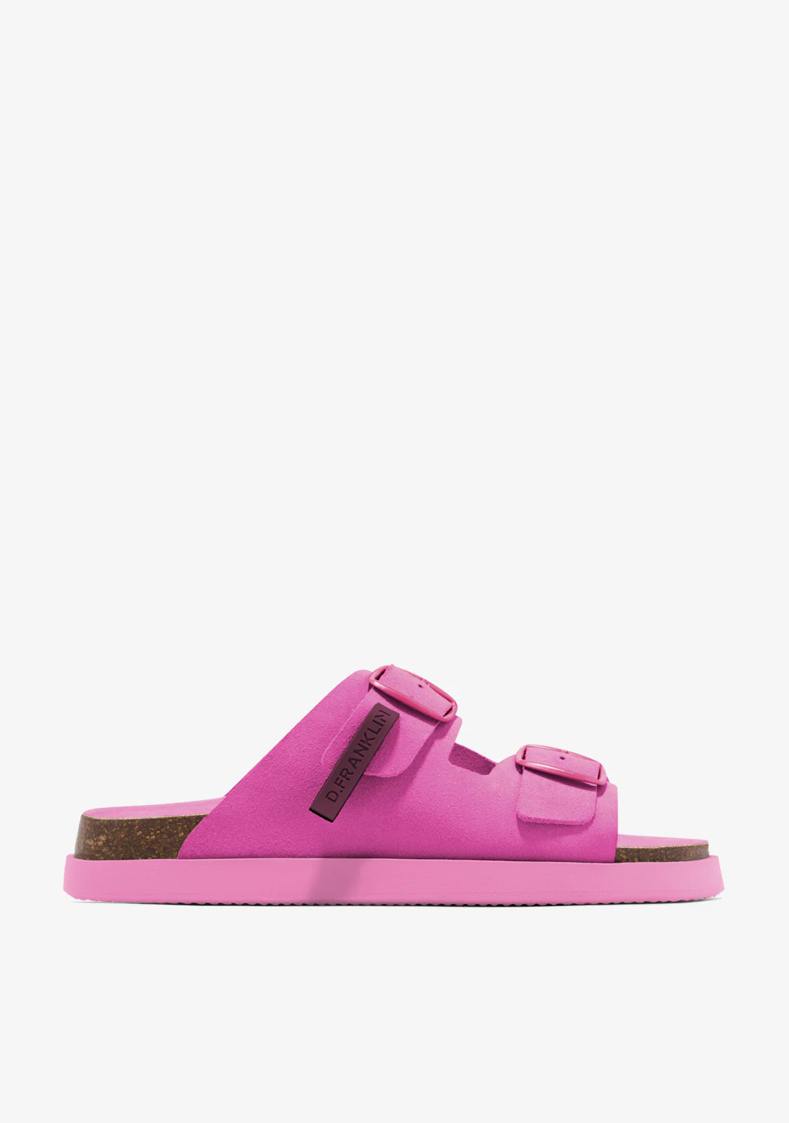 Vibe Sandals Buckle Fuchsia